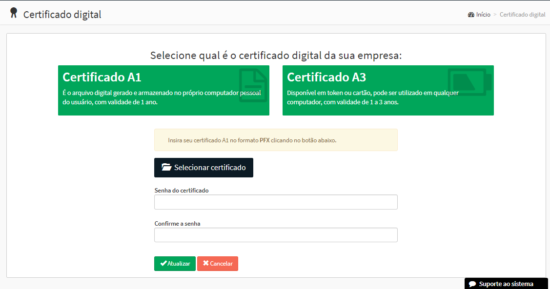 Como instalar certificado digital A1 Como instalar certificado digital A1 - GestãoClick