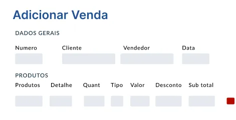 Emissor de Nota Fiscal Eletrônica Controle de vendas