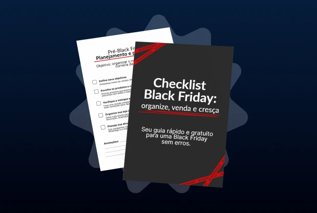 Materiais gratuitos Checklist para blackfriday