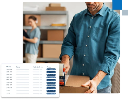 Controle a quantidade de cada produto em estoque  