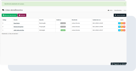 Controle de Chamados Gerencie os atendimentos com o sistema de chamados