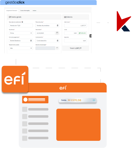 GestãoClick - Simples como um click Efi