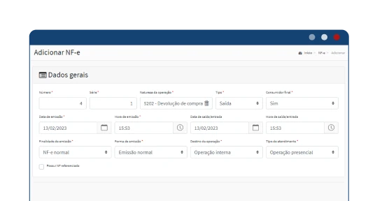 Sistema de Gestão Financeira Emissão de notas fiscais - GestãoClick