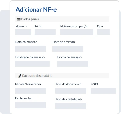 emissão de notas fiscais