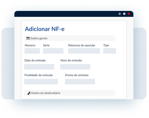 emissão e envio de notas fiscais