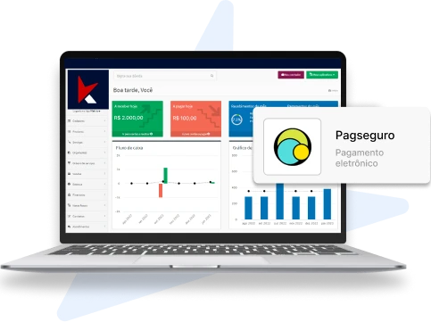 Sistema de gestão integrado ao PagSeguro pagseguro